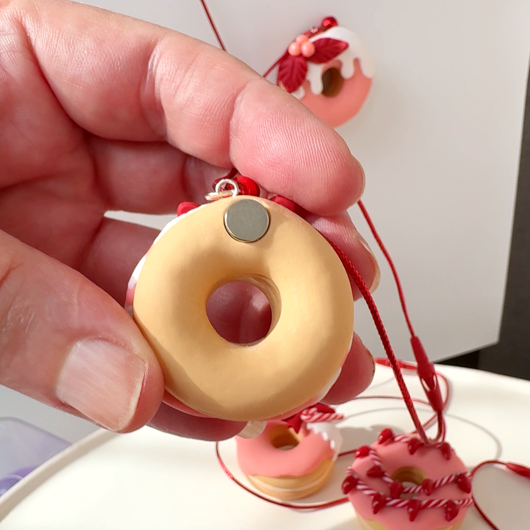 Pink & Red Christmas Ornaments (Set of 3)