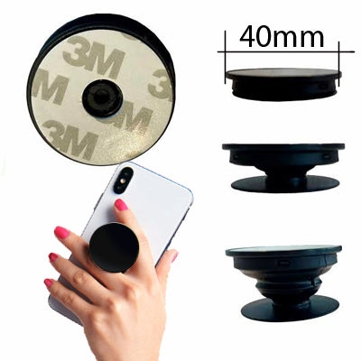 Hot Lips Pop Socket_Silver Stud