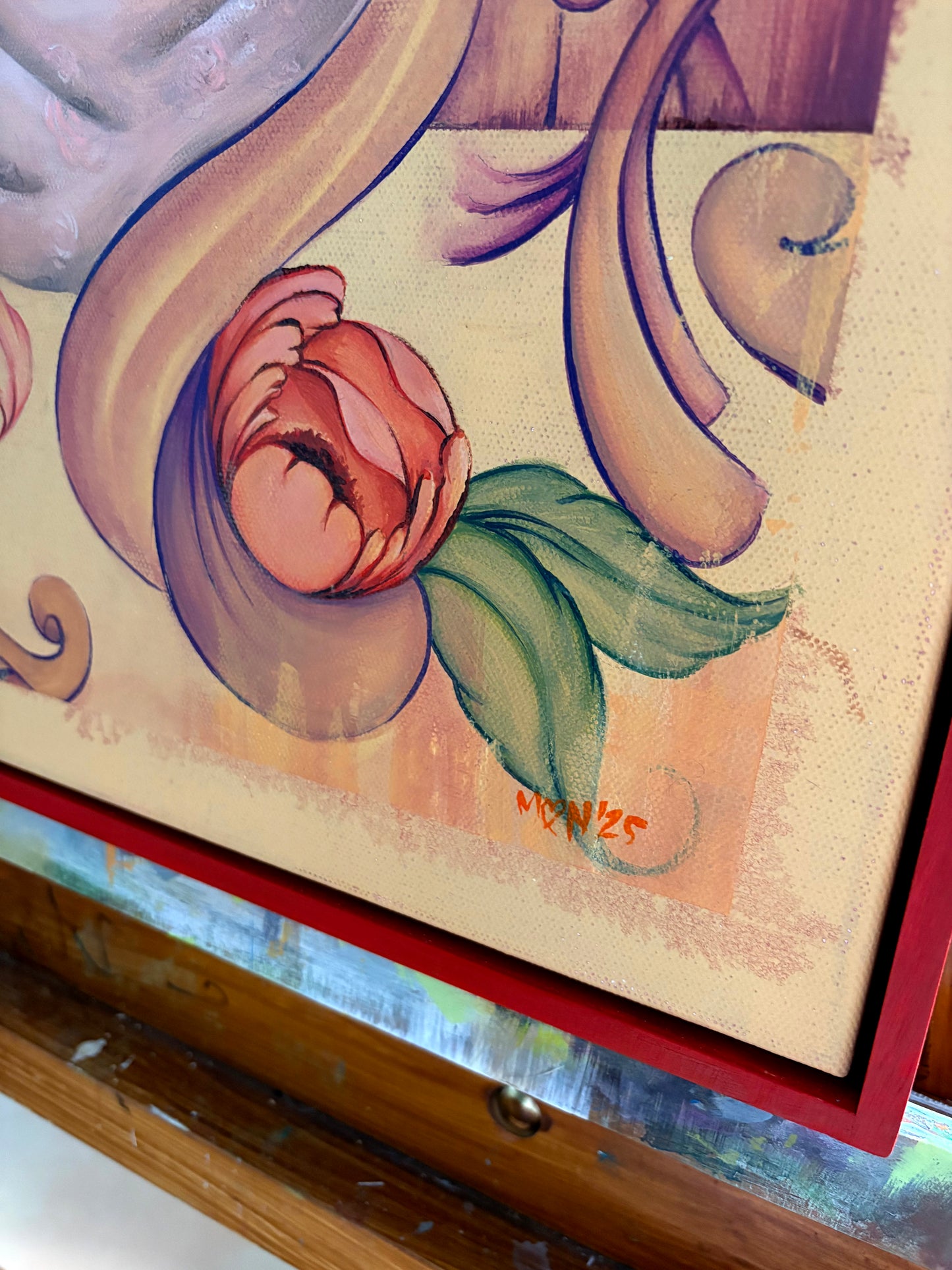 Feeding the soul: PAINTING (40 x 50cm)