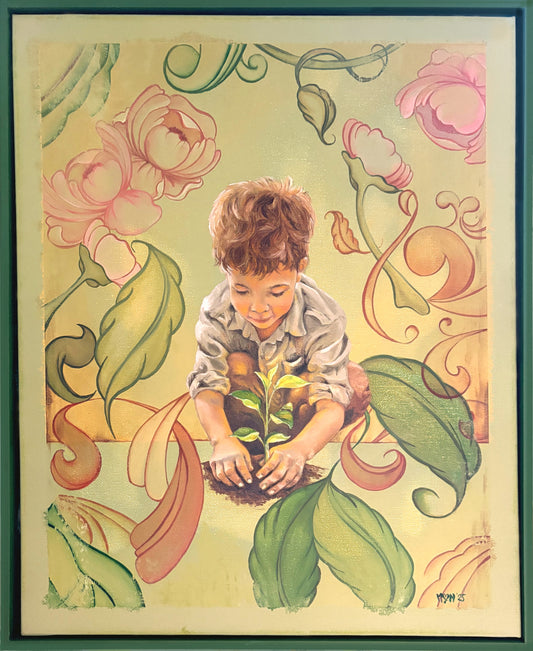 Feeding the soul: PLANTING (40 x 50cm)