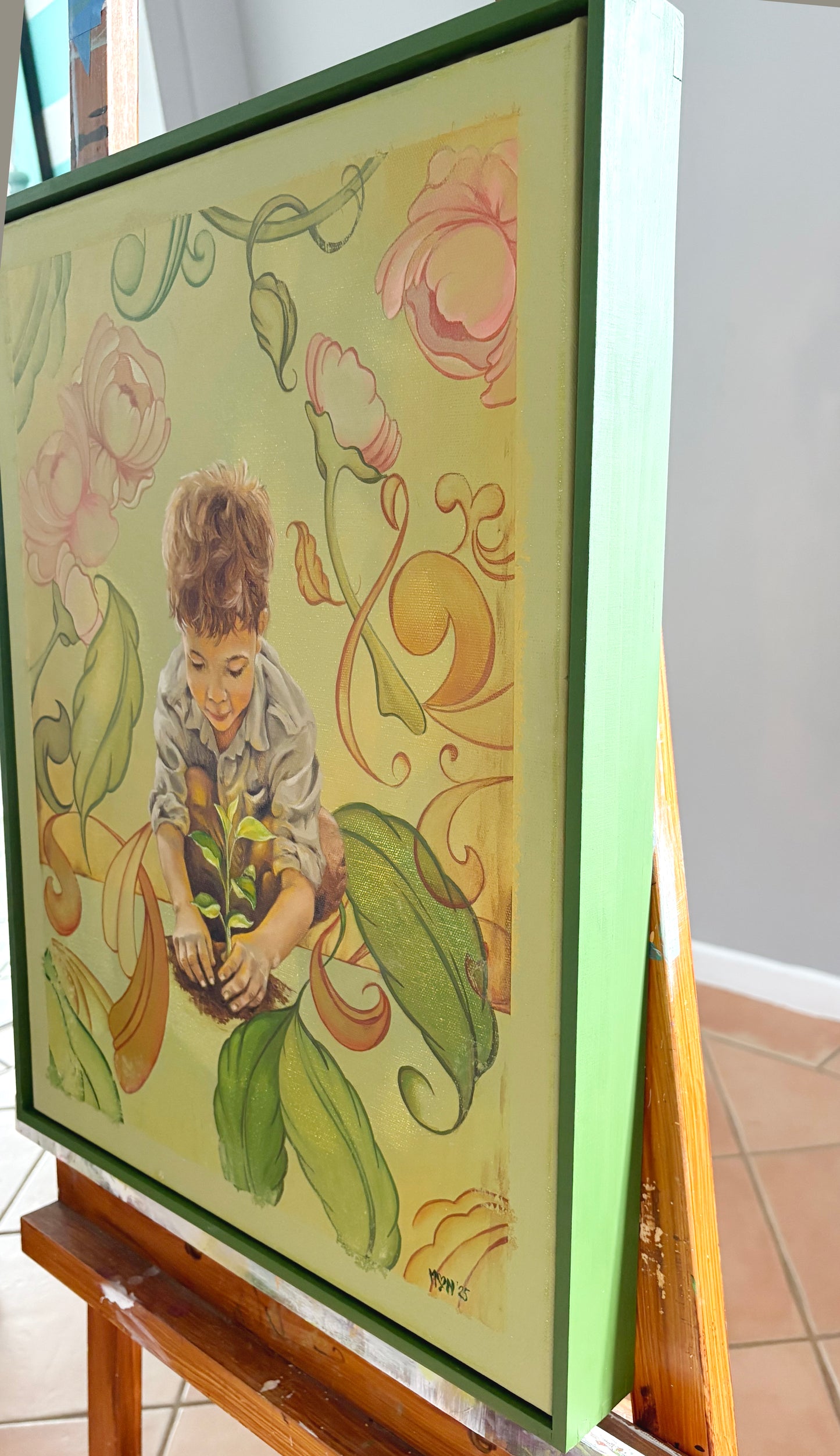 Feeding the soul: PLANTING (40 x 50cm)