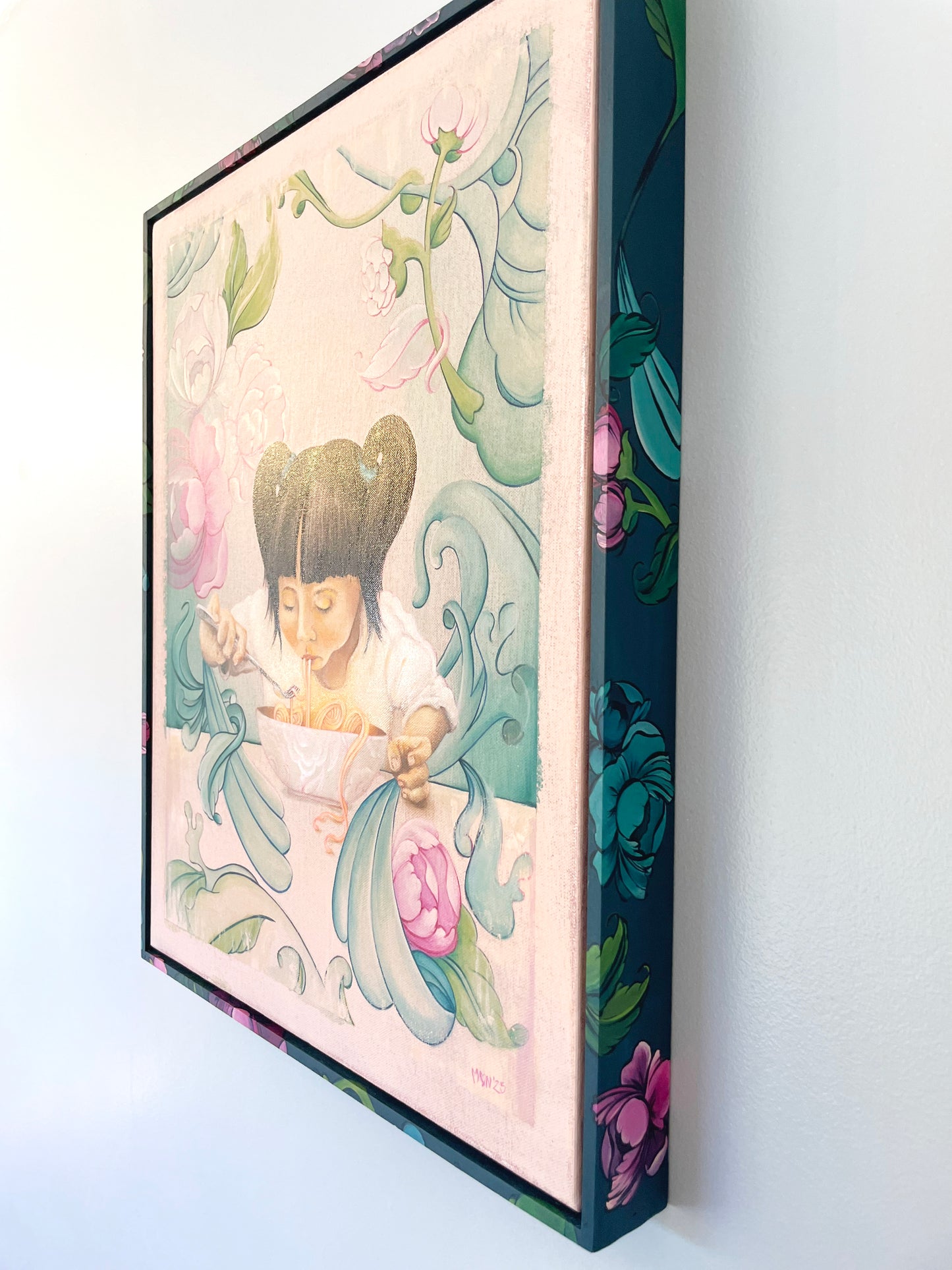 Feeding the soul: EATING (40 x 50cm)