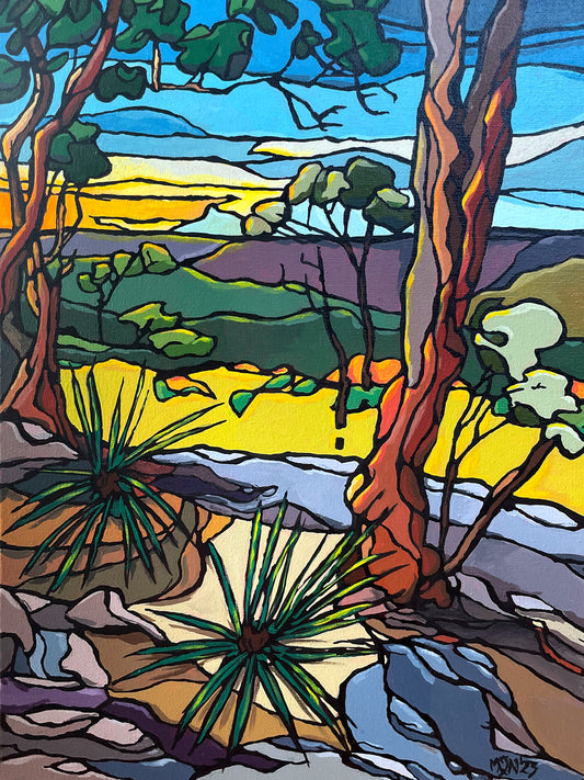 Australian landscape - Berowa Valley sunset