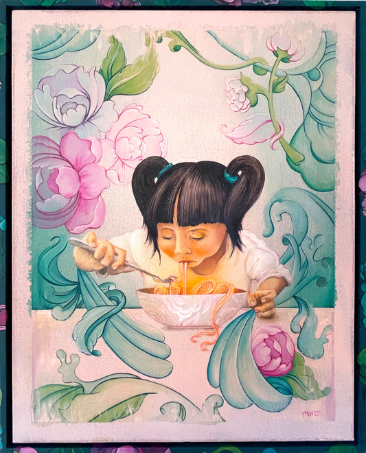 Feeding the soul: EATING (40 x 50cm)